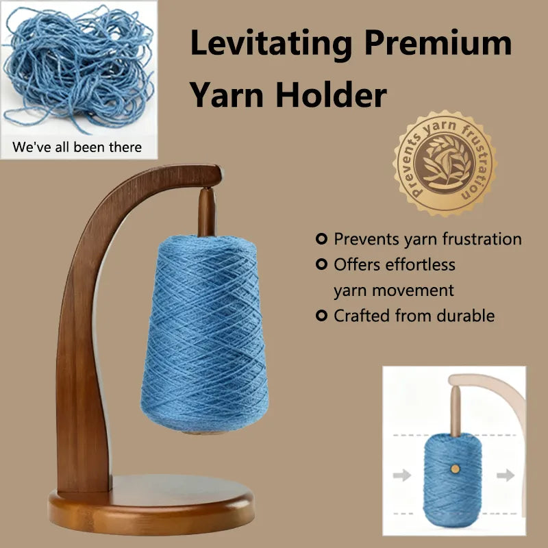 🎄 Floating Yarn Holder – Levitating Knitting & Crochet Stand | Holiday Special