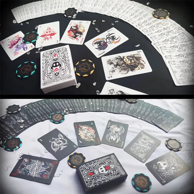 ♠️Sleek Black Poker Playing Card Deck 🃏