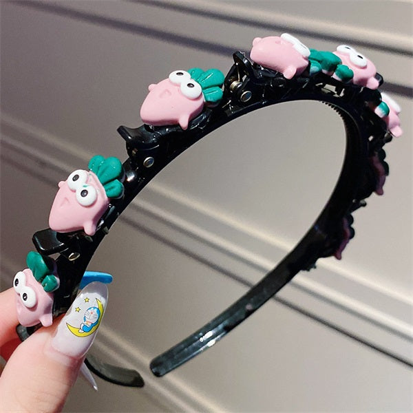 🎀 Cartoon Braiding Headband – Easy & Cute Styling