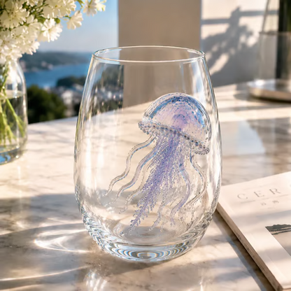 HOT SALE🌊 3D Ocean Animal Artisan Glassware Collection | For Fresher Sips, Sunlight-Catching Details, Coastal Elegance & Elevated Home Bar Vibes ✨