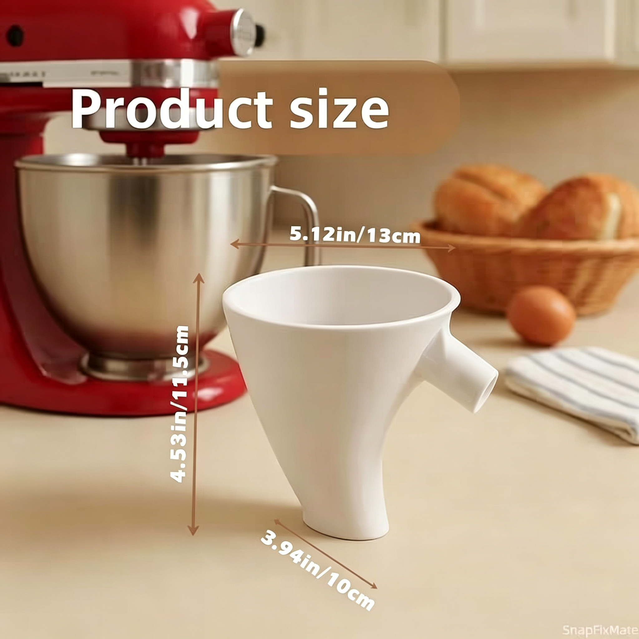 ✨Flour Funnel for Kitchen Aid Stand Mixer