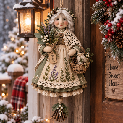 🍀 Handcrafted Lucky Grandma Comfort Doll – A Heartwarming Keepsake to Ease Worries & Bring Cozy Joy Home 🧶