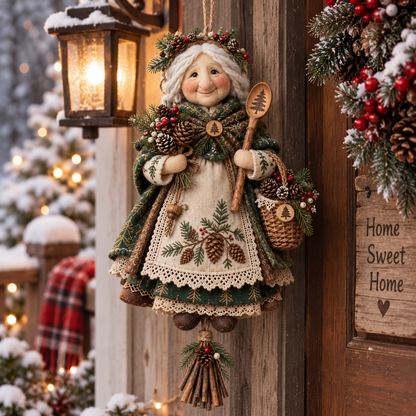 🍀 Handcrafted Lucky Grandma Comfort Doll – A Heartwarming Keepsake to Ease Worries & Bring Cozy Joy Home 🧶