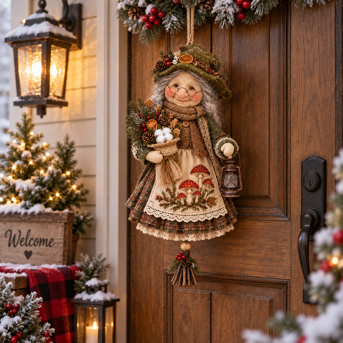 🍀 Handcrafted Lucky Grandma Comfort Doll – A Heartwarming Keepsake to Ease Worries & Bring Cozy Joy Home 🧶