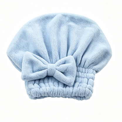 🎀 Ultra-Soft Coral Velvet Bow Hair Towel Wrap | Buy 2, Get 1 Free 🛁