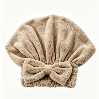 🎀 Ultra-Soft Coral Velvet Bow Hair Towel Wrap | Buy 2, Get 1 Free 🛁