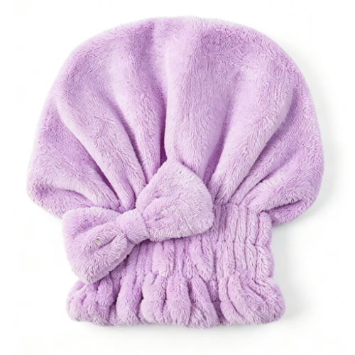 🎀 Ultra-Soft Coral Velvet Bow Hair Towel Wrap | Buy 2, Get 1 Free 🛁