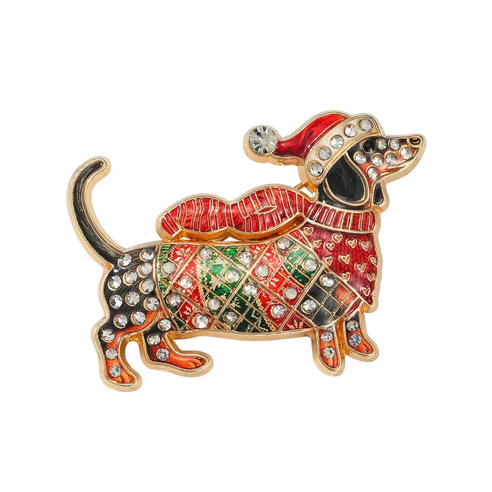 🐾Limited Edition Dachshund Brooch