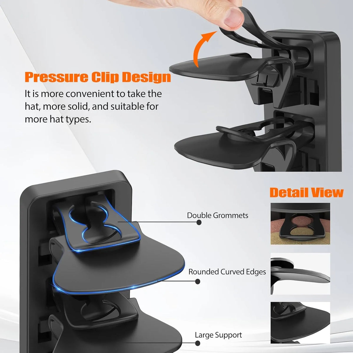 Baseball Cap Organizer 🧢 – Space-Saving Hat Storage