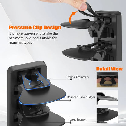 Baseball Cap Organizer 🧢 – Space-Saving Hat Storage