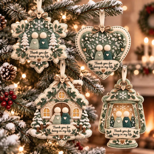 🎄 Handcrafted Felt Christmas Keepsake Ornament | A Meaningful Gift for Someone Special