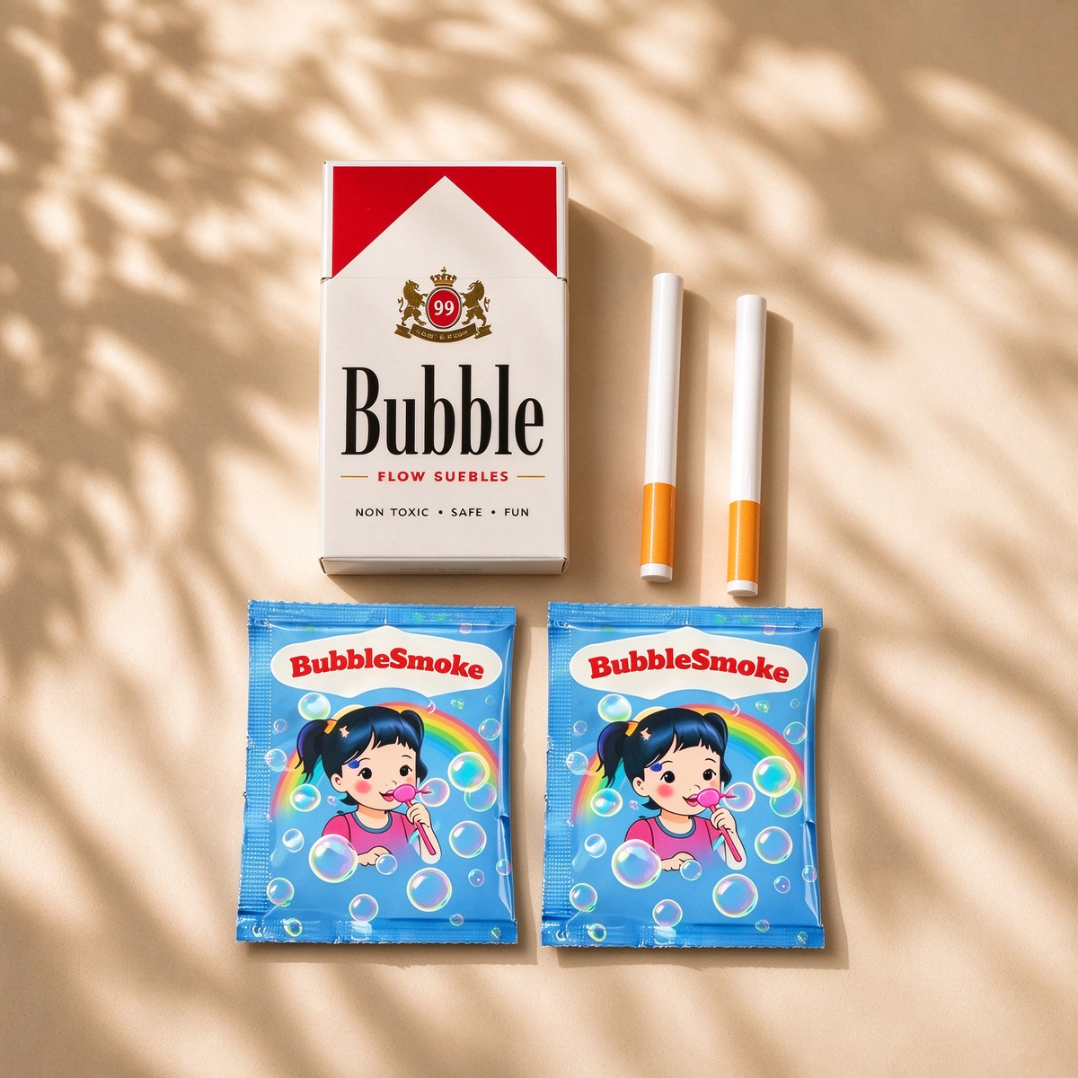 Bubble Smoke-Funny Bubble Blowing Cigarette Prank Toy