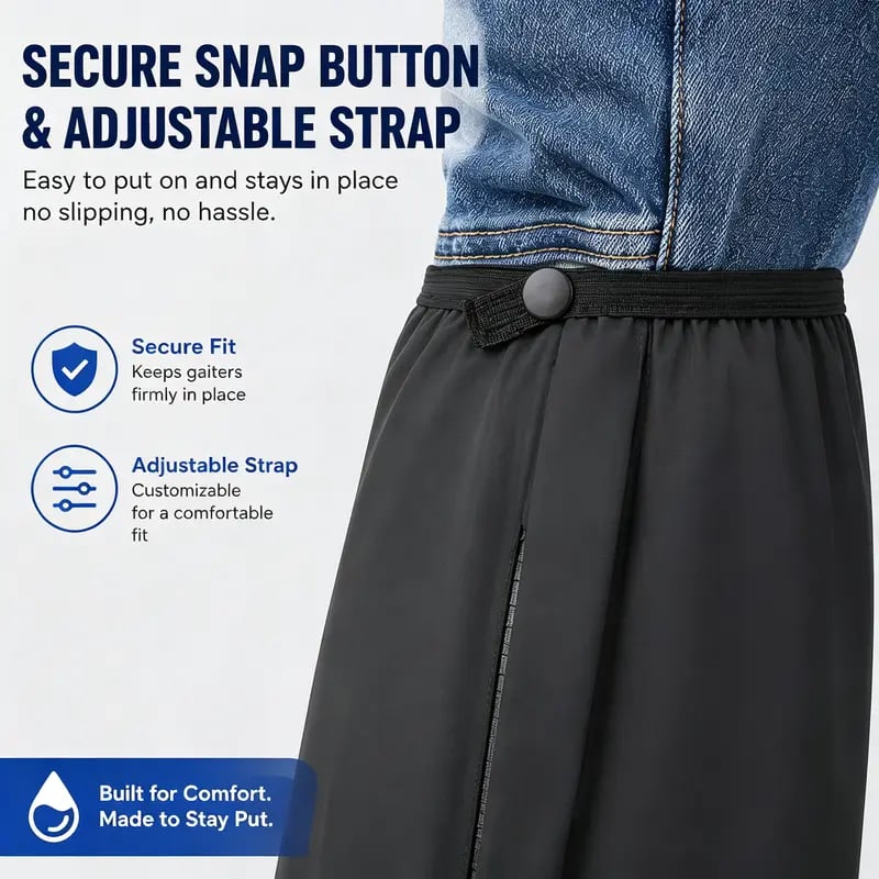Waterproof Rain Shoe Covers 🥾 – Non-Slip Protection for Wet Weather