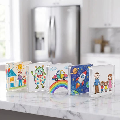 🎨 Make-Your-Own Fridge Magnet Craft Set | Fun DIY Kitchen Décor Activity