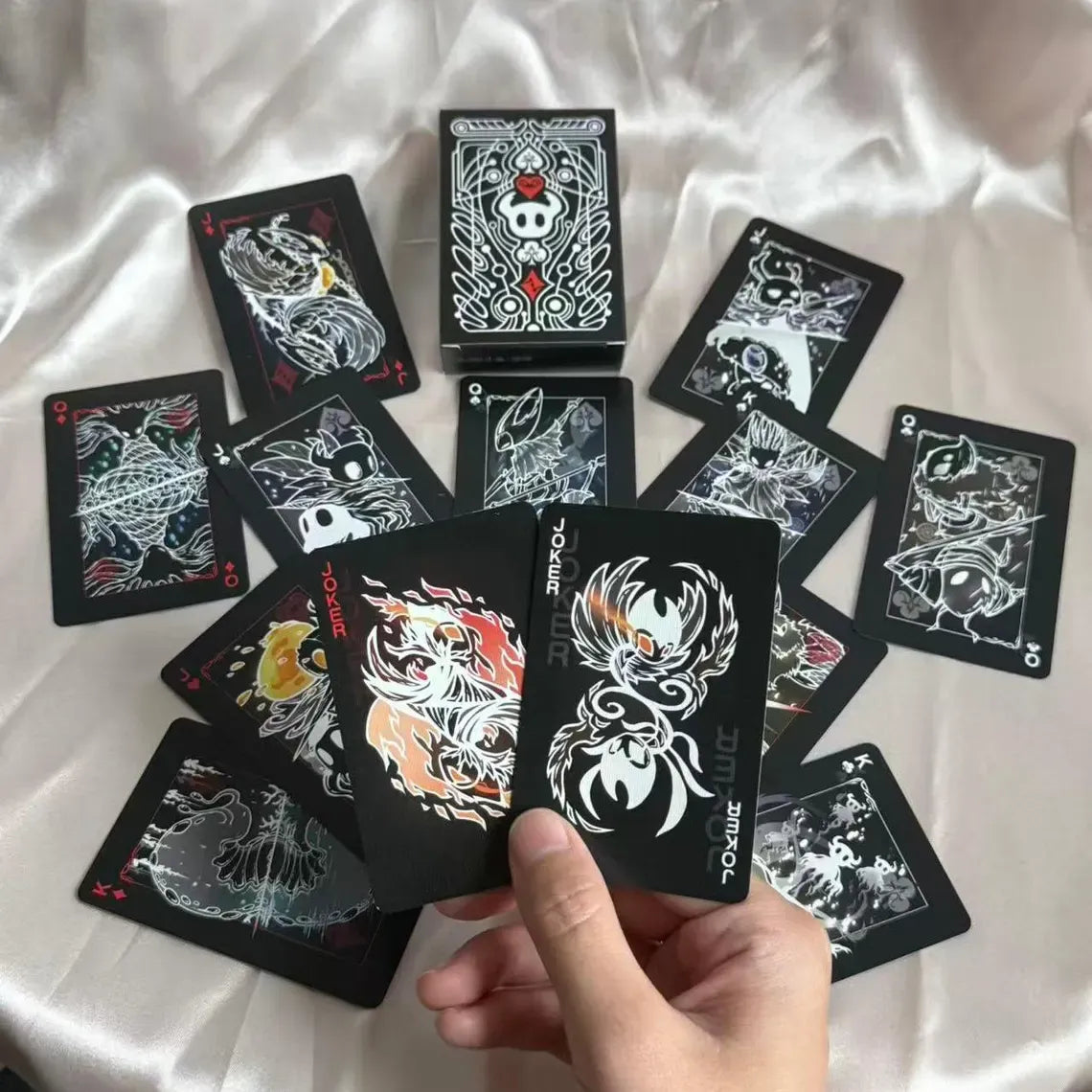 ♠️Sleek Black Poker Playing Card Deck 🃏