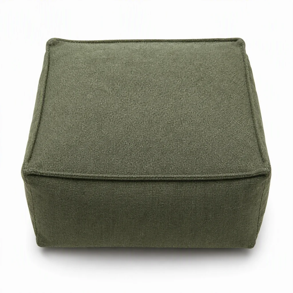 🧺 Stuffable Storage Pouf Cover – Turn Spare Clothes Into a Cozy Ottoman