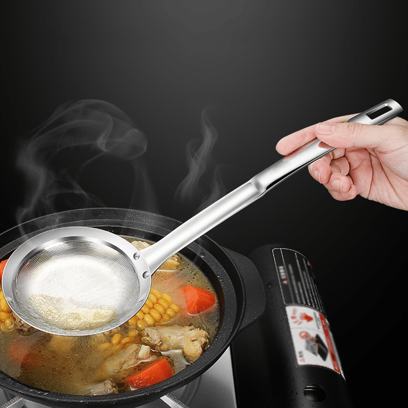 🥗 Ultra-Fine Stainless Steel Kitchen Strainer – Quick-Drain Colander for Rice, Quinoa & Produce
