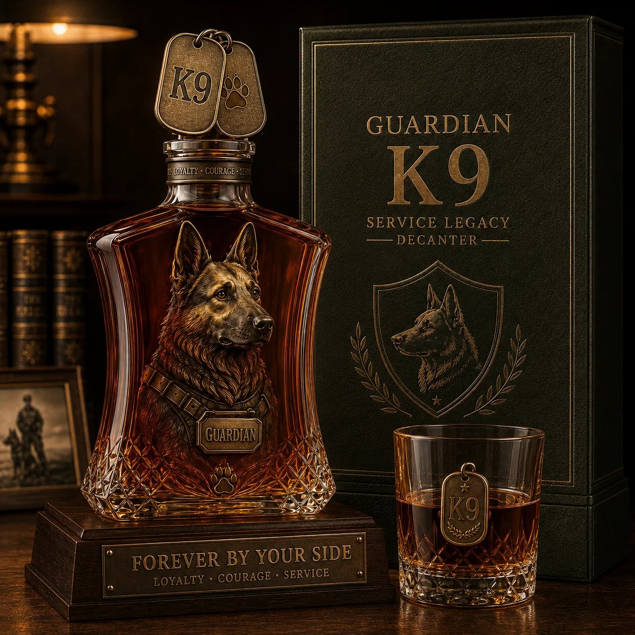 🐕🐾Guardian K9 Service Legacy Whiskey Decanter Set