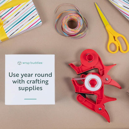🎁✂️ Wrap Buddies Gift Wrapping Tool – Hold, Cut & Tape Gifts Faster