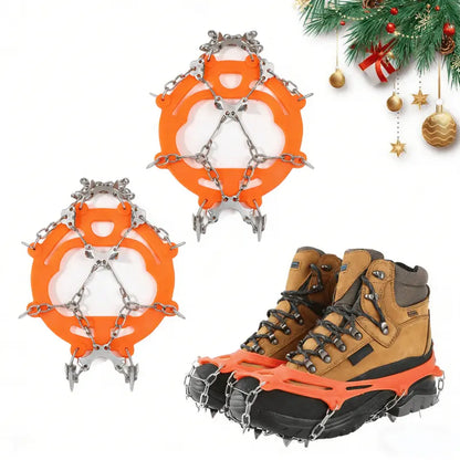 Winter Shoe Traction Cleats ❄️ – Anti-Slip Ice Grips for Snowy Walks & Hiking
