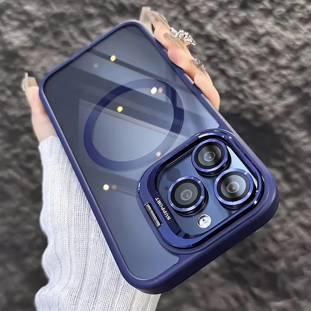 📱🧲 Magnetic Phone Case – Camera Protection, Built-In Stand & Everyday Convenience