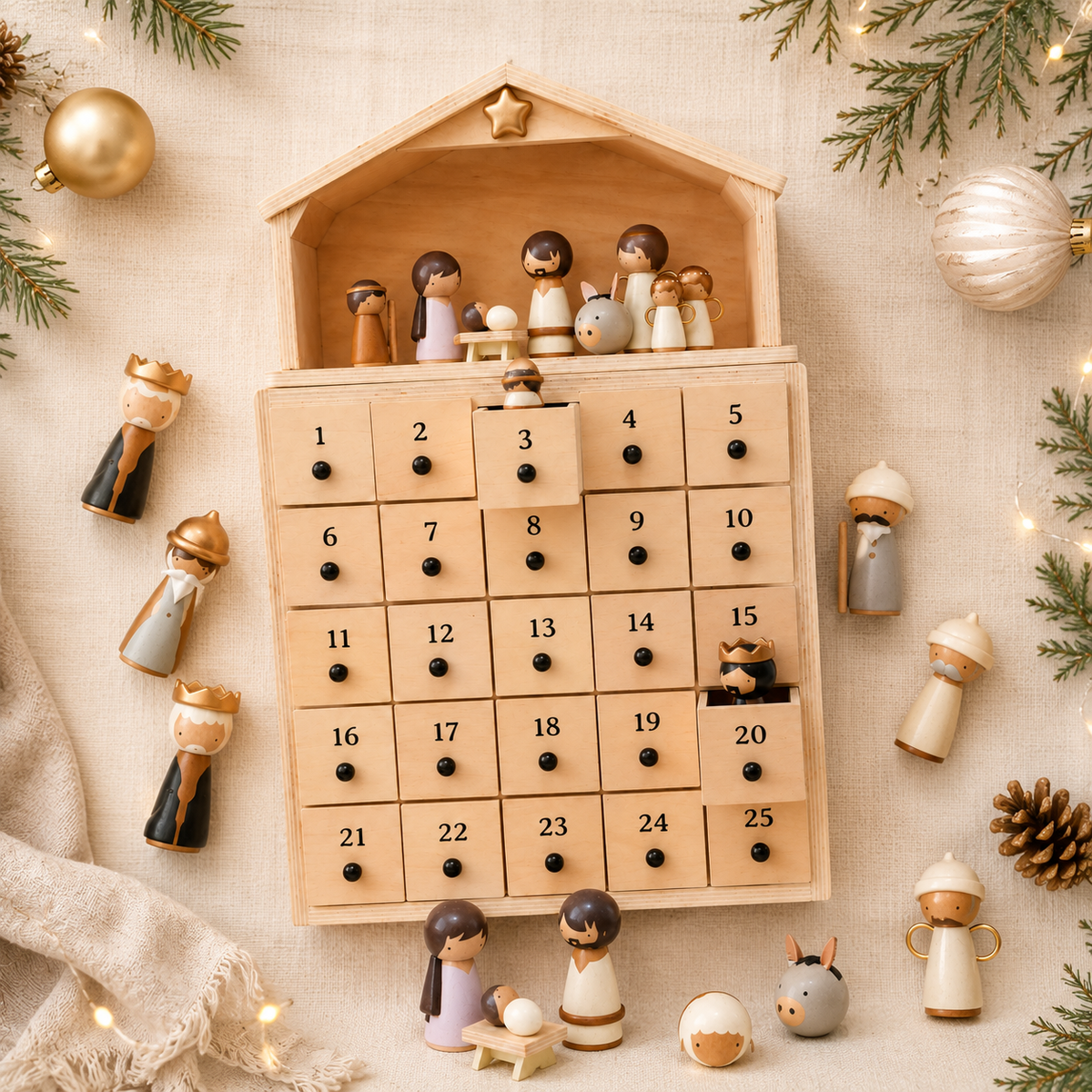 ✨ 2026 Holy Nativity Advent Calendar – 24-Day Christmas Story Countdown