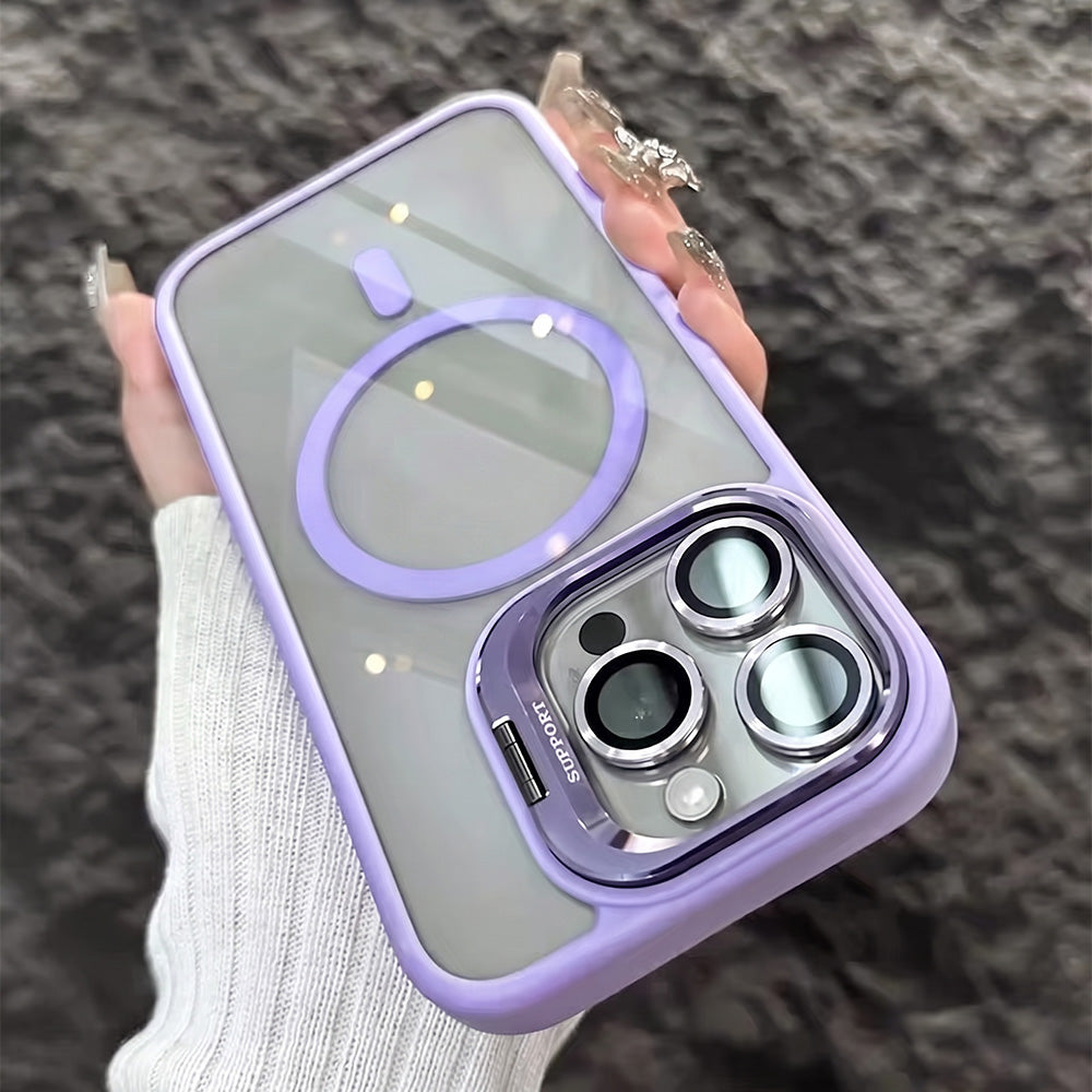 📱🧲 Magnetic Phone Case – Camera Protection, Built-In Stand & Everyday Convenience