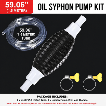 ⛽💧 Manual Siphon Pump Kit – Quick, Easy Liquid Transfer Without Electricity
