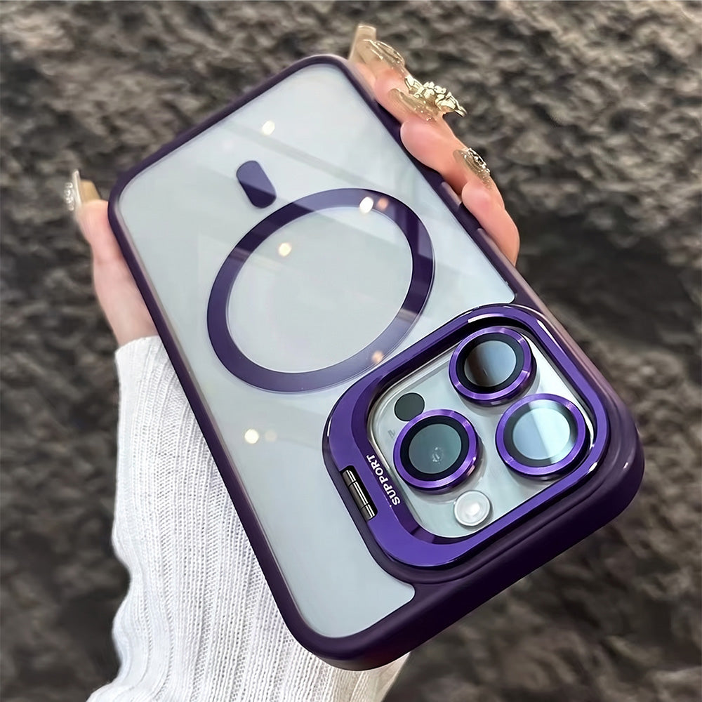 📱🧲 Magnetic Phone Case – Camera Protection, Built-In Stand & Everyday Convenience
