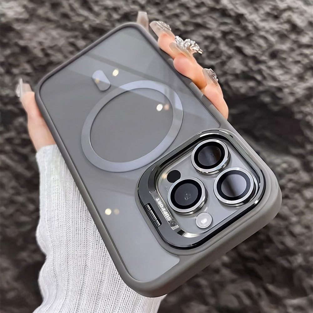 📱🧲 Magnetic Phone Case – Camera Protection, Built-In Stand & Everyday Convenience