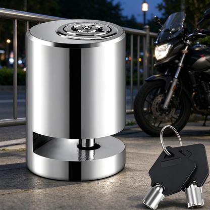🏍️ Motorcycle Disc Brake Lock – Compact Security for Parked Bikes