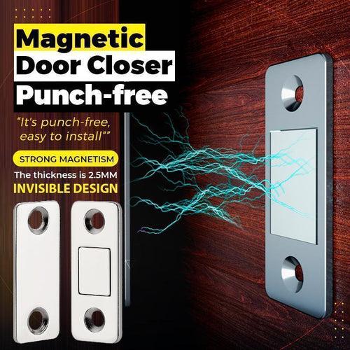 🚪🧲 No-Drill Magnetic Door Closer – Easy Self-Closing Upgrade Without Wall Damage