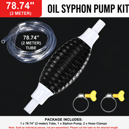 ⛽💧 Manual Siphon Pump Kit – Quick, Easy Liquid Transfer Without Electricity