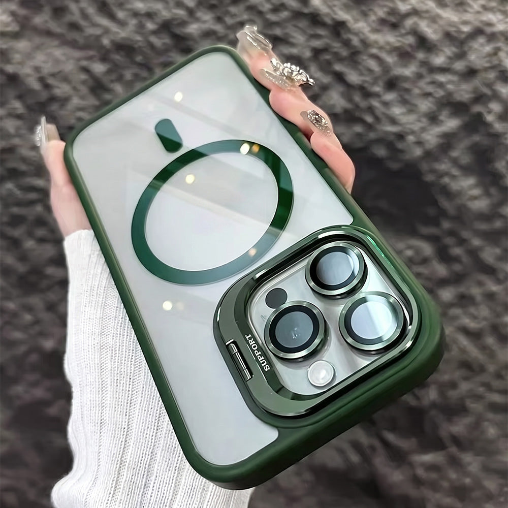 📱🧲 Magnetic Phone Case – Camera Protection, Built-In Stand & Everyday Convenience