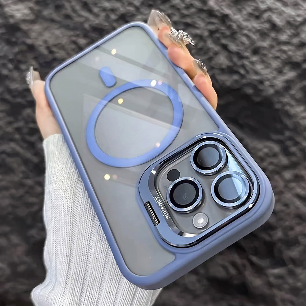 📱🧲 Magnetic Phone Case – Camera Protection, Built-In Stand & Everyday Convenience