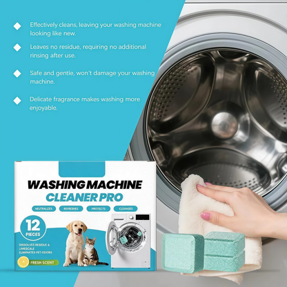 Deep-Clean Washer Refresh Tablets 🫧 Odor & Residue Remover