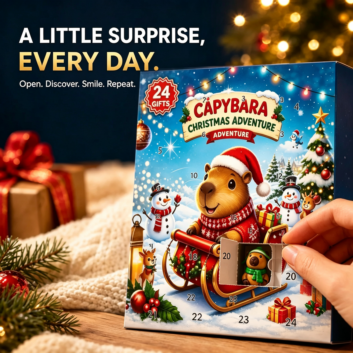 Capybara Christmas Advent Calendar 2026