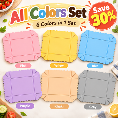 Foldable Silicone Cutting Board 🥗 – Convenient Food Prep & Serving Tray