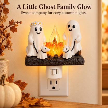 Cozy Campfire Plug-In Night Light in 9 Charming Seasonal Styles