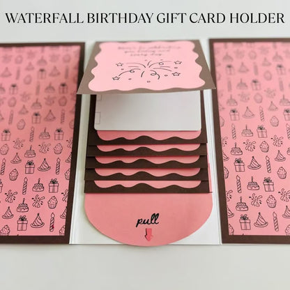 🎄 2026 Christmas Gift Card Holder Booklet with Waterfall Design 🎁 Perfect Holiday Gift for Family, Friends, Teachers and Coworkers 💳✨ 50% Off Today Only ⏰