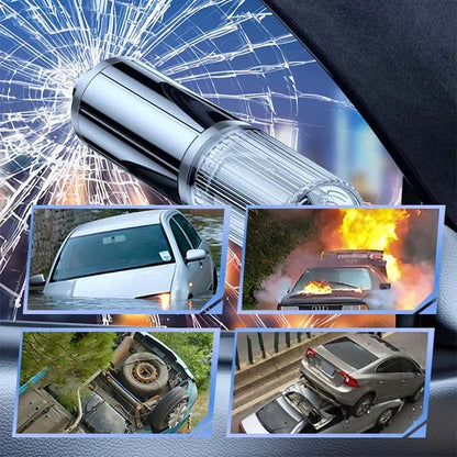 🚨 Emergency Car Escape Tool – Window Breaker & Seatbelt Cutter