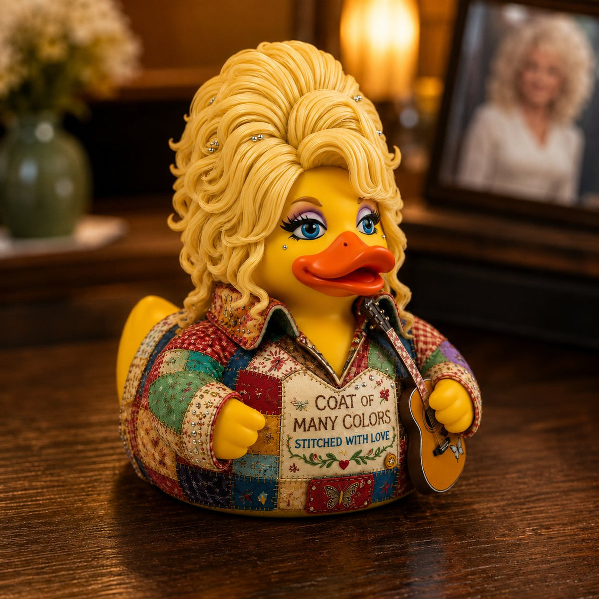 🔥LAST DAY 50% OFF - 🎸Parton Coat of Many Colors Memorial Duck