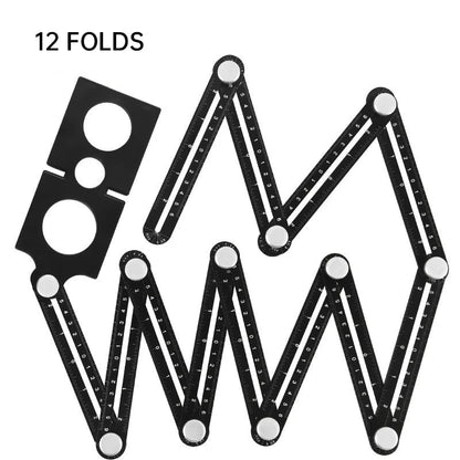 📐🔧 Multi-Angle Folding Measuring Ruler – Precise Positioning for Faster DIY Projects