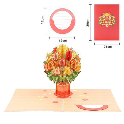 🏆 35K+ SOLD! 🌸💌 Forever-Blooming 3D Flower Pop-Up Card – A Beautiful Way to Say “I Love You” 🎁