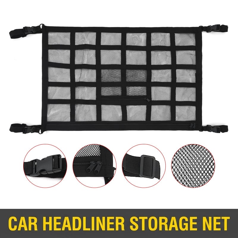 🚗 Overhead Car Cargo Net – Space-Saving Interior Storage Organizer