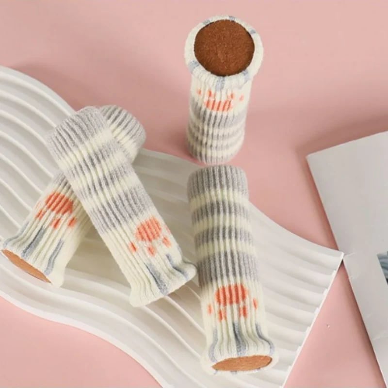 🐾 Cat Paw Chair Leg Covers – Protect Floors, Reduce Noise
