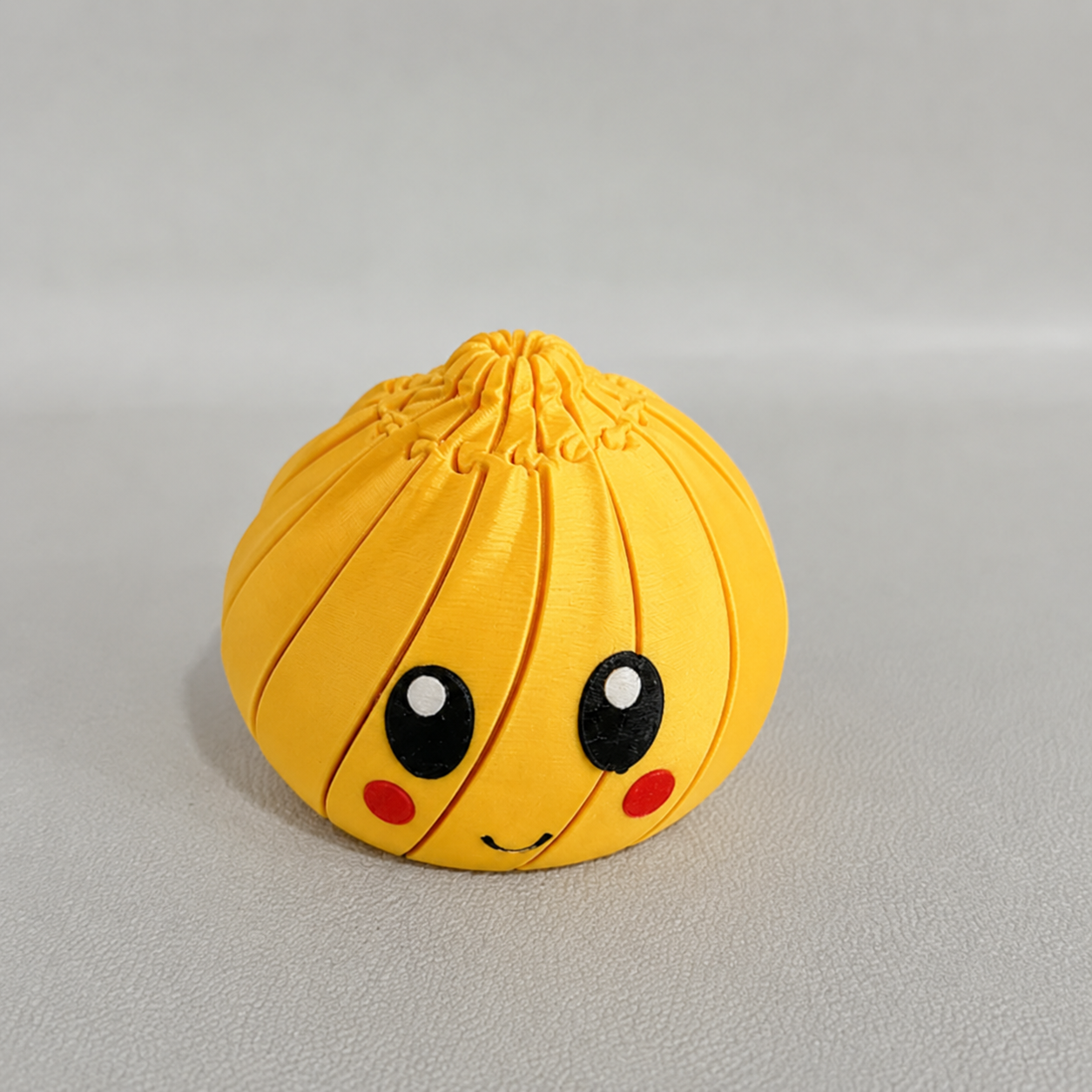 🌀 3D Printed Telescopic Fidget Dumpling - Cute Kawaii Collapsible Spiral Desk Toy & Stress Reliever