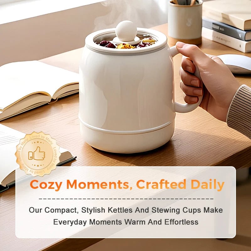🍲⚡ Portable Electric Stewing Cup – Cook Warm Meals Anywhere