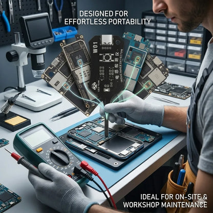 Type-C Motherboard Coil & Inductor Diagnostic Tester – Circuit Board Detection Tool 🔍