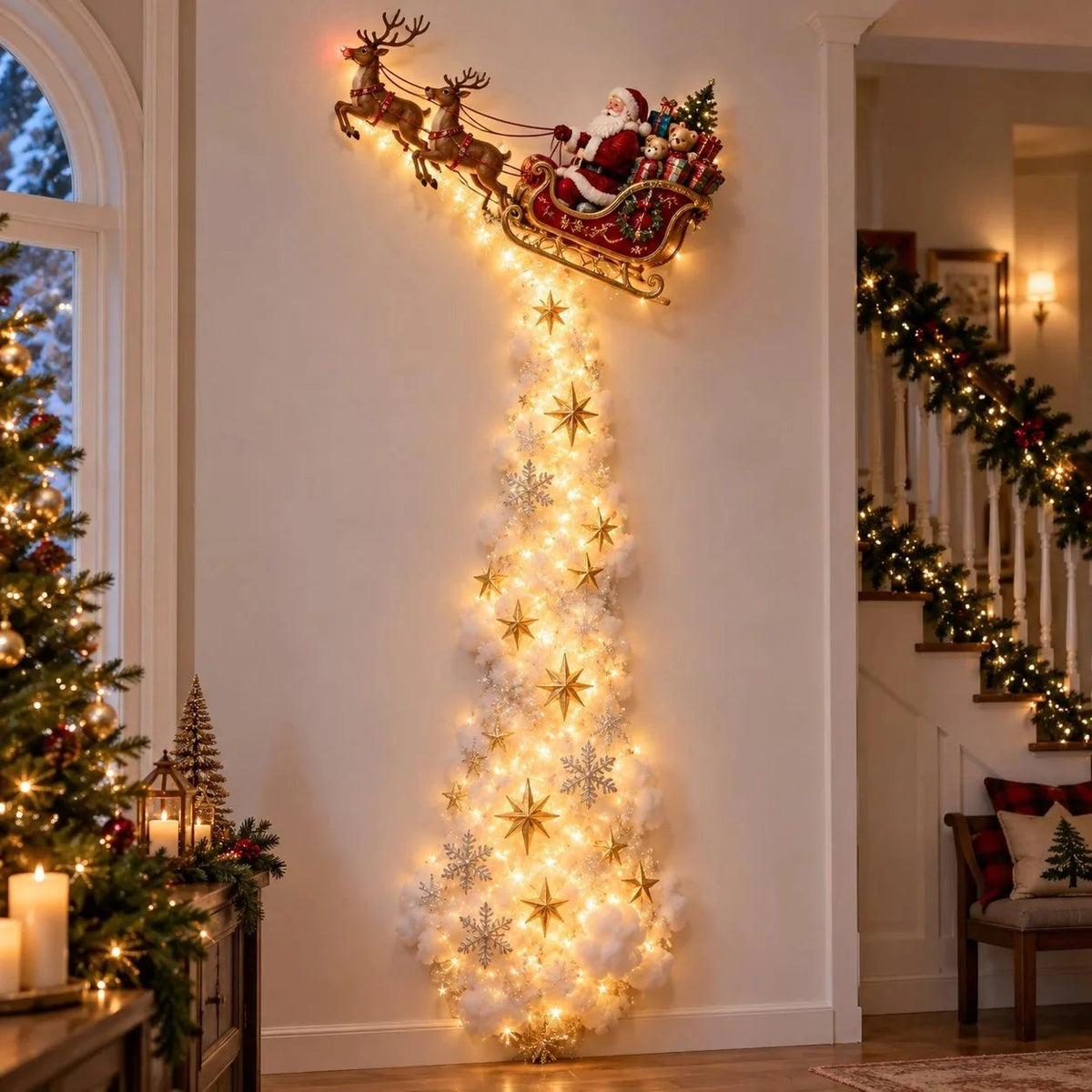 💯✨ Christmas Blessing Cloud Trail Wall Light Collection – Jesus, Mary & 6 Signature Designs